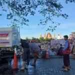 PMI Kota Sukabumi Siagakan Wudhu Portable untuk Ribuan Jamaah Idul Adha di Lapang Merdeka