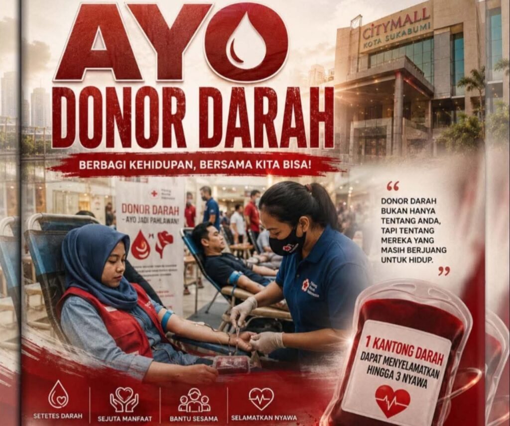 Jaga Stok Labu Darah, PMI Kota Sukabumi Gencarkan Aksi Donor Darah