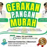 Gerakan Pangan Murah Hadir di Cibeureum, Warga Sukabumi Bisa Belanja Hemat Besok