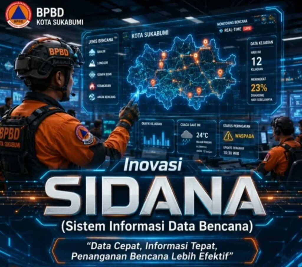 BPBD Kota Sukabumi Luncurkan SIDANA, Percepat Respons dan Integrasi Data Kebencanaan