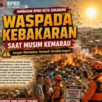 Musim Kemarau, BPBD Kota Sukabumi Ingatkan Risiko Kebakaran Meningkat Akibat Kelalaian