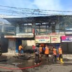 Kebakaran Rumah dan Tiga Kios di Jalan Pelabuhan II Sukabumi, Diduga akibat Korsleting Listrik