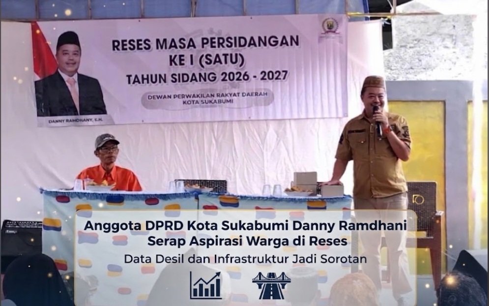 Anggota DPRD Kota Sukabumi Danny Ramdhani Serap Aspirasi Warga di Reses, Data Desil dan Infrastruktur Jadi Sorotan
